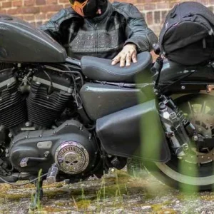 Deemeed Outsider Vintage Seitentasche Schwarz 8